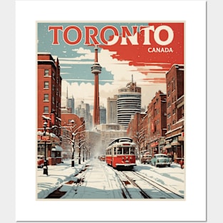 Toronto Canada Vintage Poster Tourism Posters and Art